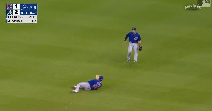 Rivas had an impressive catch on Thursday