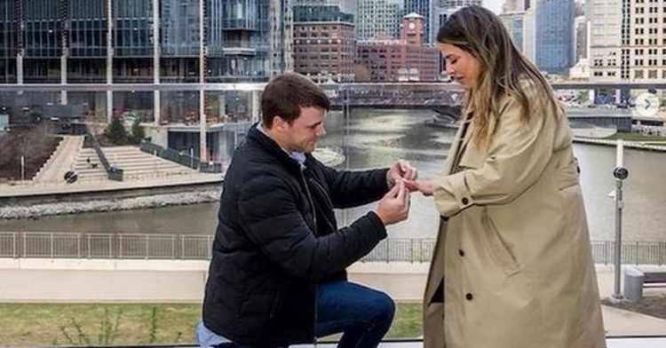 She said YES! Congratulations and best wishes to the young couple.