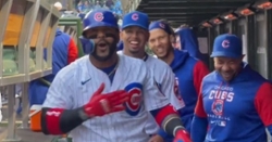 WATCH: Jonathan Villar smacks first homer as a Cub