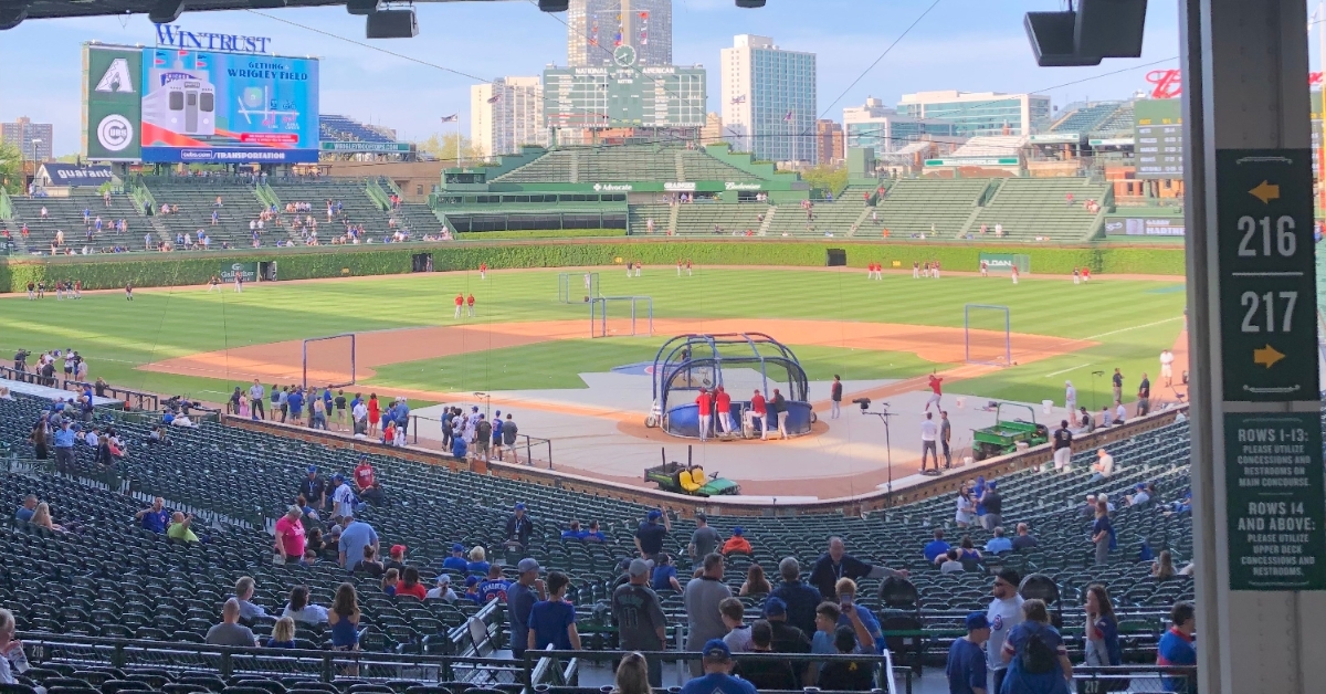 Wrigley Field is a beautiful place to watch a game