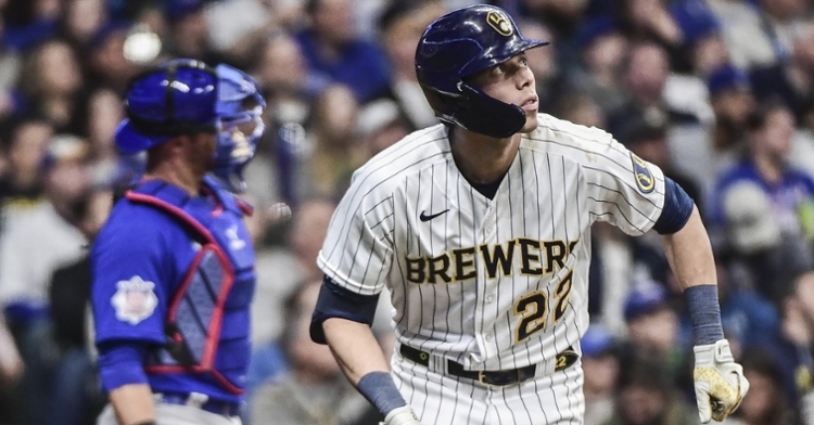 Yelich had a two-run homer in the Brewers win (Benny Sieu - USA Today Sports)
