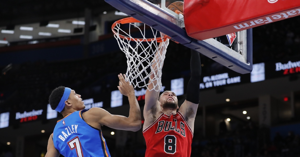 LaVine returned to the lineup after missing time with an injury (Alonzo Adams - USA Today Sports)