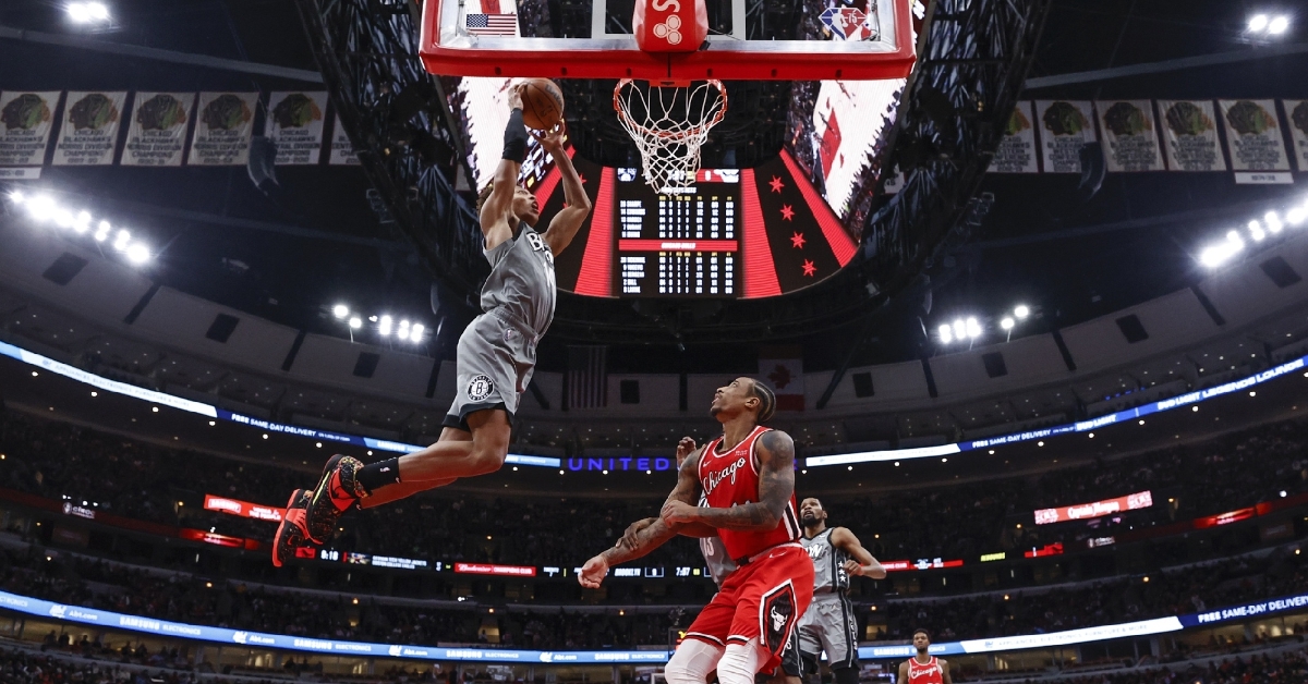Nets thrashed the Bulls (Kamil Krzaczynski - USA Today Sports)