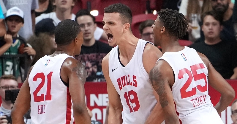 Simonovic has a promising future with the Bulls (Stephen Sylvanie - USA Today Sports)