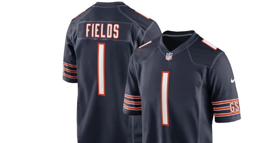 Hurry: Justin Fields jersey is $40 off with code DECOR and Free Next day Shipping!