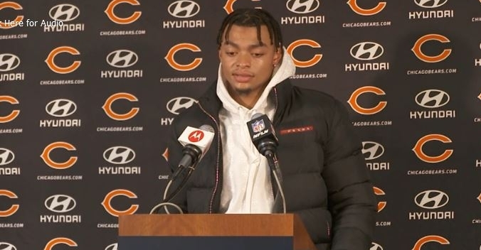 Bears News: Justin Fields reacts to all the late hits on him