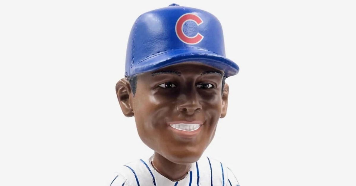 FIRST LOOK: Ernie Banks Chicago Cubs Let's Play 2 Bobblehead