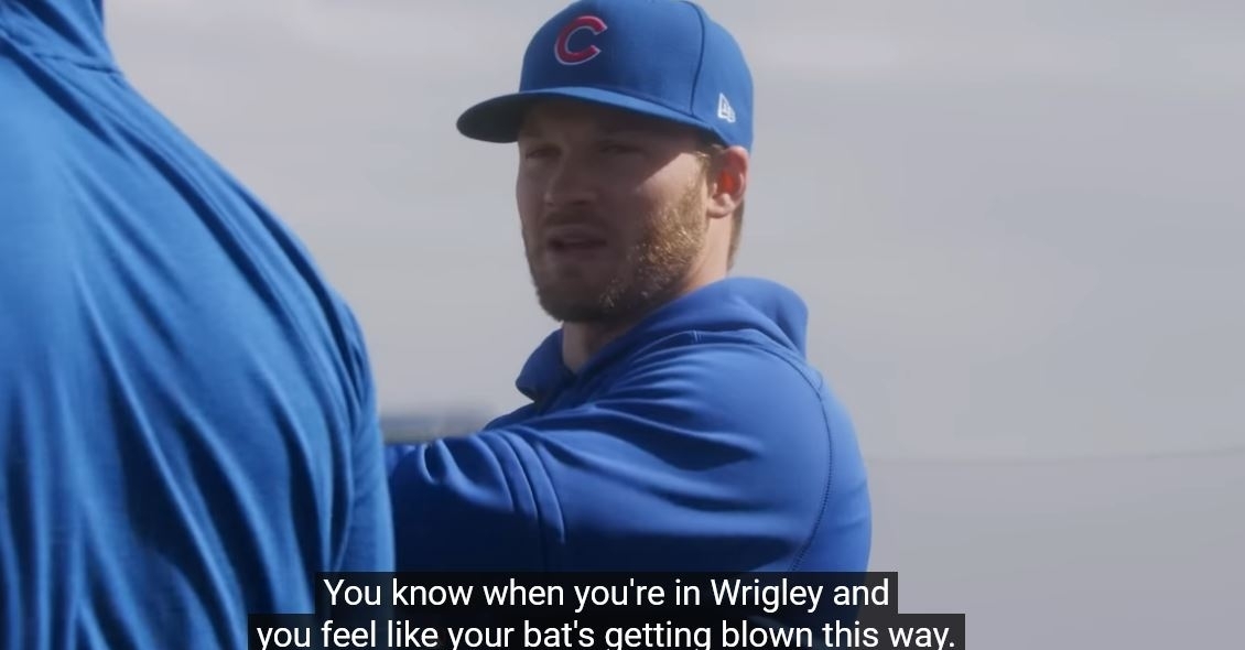 WATCH: Ian Happ mic'd up at Cubs spring training