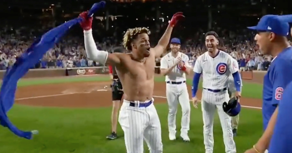 WATCH: Morel has jersey ripped off after White Sox walk off - ChiSportsHQ  News Discussion Forum - CubsHQ