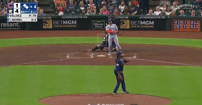 WATCH: Christopher Morel drills three-run homer against Astros