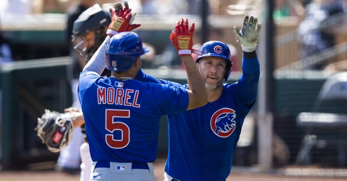 Cubs battle White Sox and Dodgers in split squad action