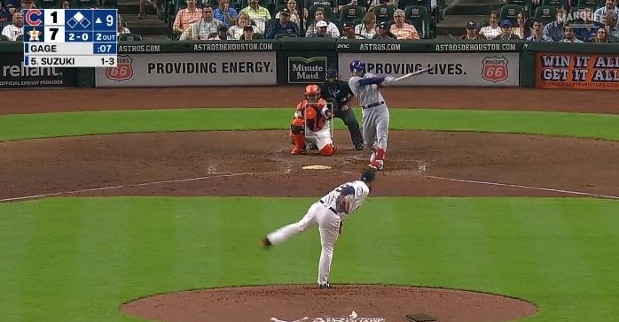 WATCH: Seiya Suzuki blasts two-run homer against Astros