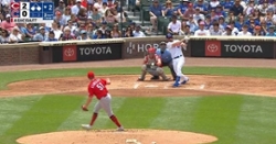 WATCH: Patrick Wisdom crushes 424-foot three-run homer against Reds