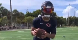 WATCH: Justin Fields, Darnell Mooney working out in Florida
