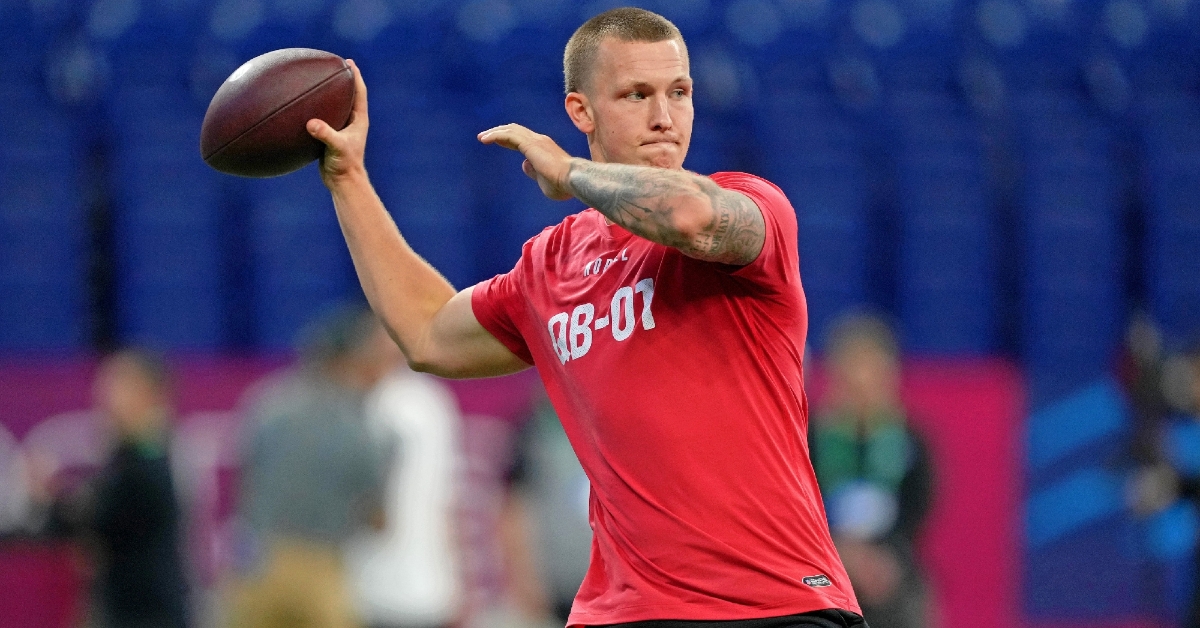 Bagent has plenty of upside as a solid undrafted signing (Kirby Lee - USA Today Sports)